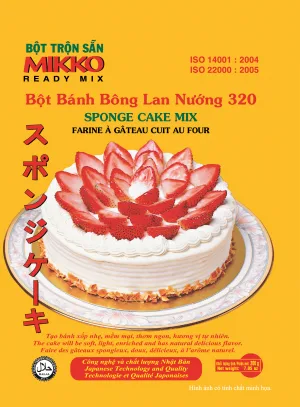 MIKKO - Bột bánh Bông lan nướng 320 200g