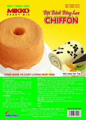 MIKKO - Bột bánh bông lan Chiffon CF340