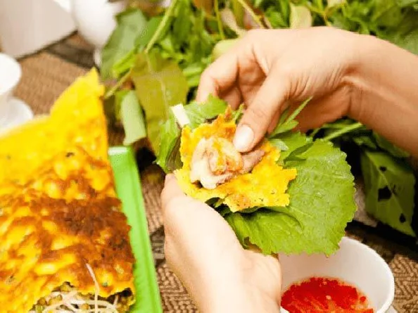 ăn bánh xèo có béo không